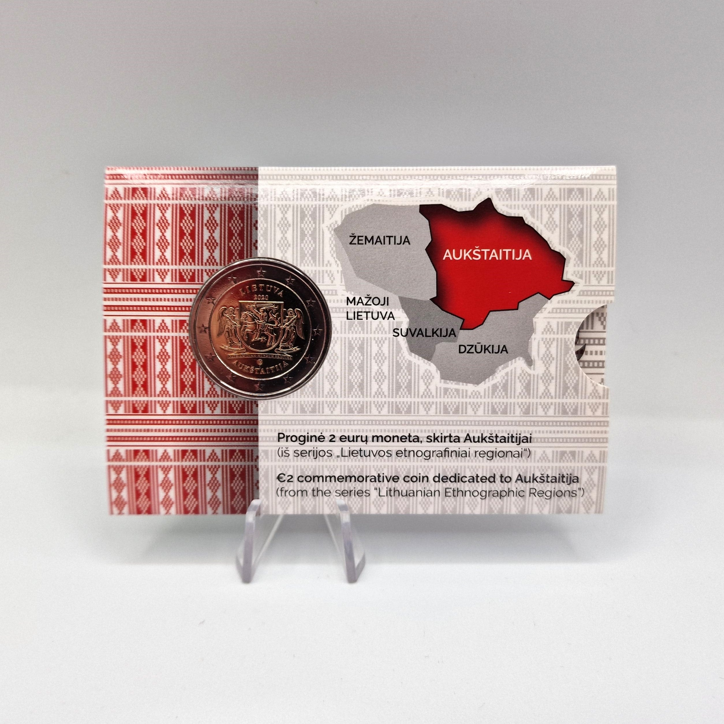 2020 Aukstaitija 2€ - Lituânia Coincard